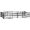 Outdoor Dog Kennel Steel 595.2 ft¬≤