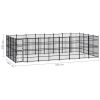 Outdoor Dog Kennel Steel 317.4 ft¬≤