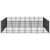 Outdoor Dog Kennel Steel 634.9 ft¬≤