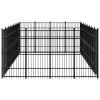 Outdoor Dog Kennel Steel 317.4 ft¬≤