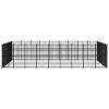 Outdoor Dog Kennel Steel 625 ft¬≤