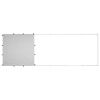 Dog Kennel Silver 129.9"x43.3"x43.3" Steel