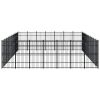 Outdoor Dog Kennel Steel 694.4 ft¬≤