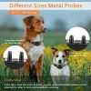 Dog Training Collar; 100% Waterproof Dog Shock Collar with Remote Range 1300ft; 3 Training Modes; Beep; Shock; Vibration; Rechargeable Electric Shock