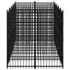 Outdoor Dog Kennel Steel 99.2 ft¬≤