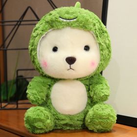 Cute Cartoon Transformation Dinosaur Bear Plush Doll (Option: Dinosaur-30cm)