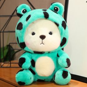 Cute Cartoon Transformation Dinosaur Bear Plush Doll (Option: Frog-85cm)